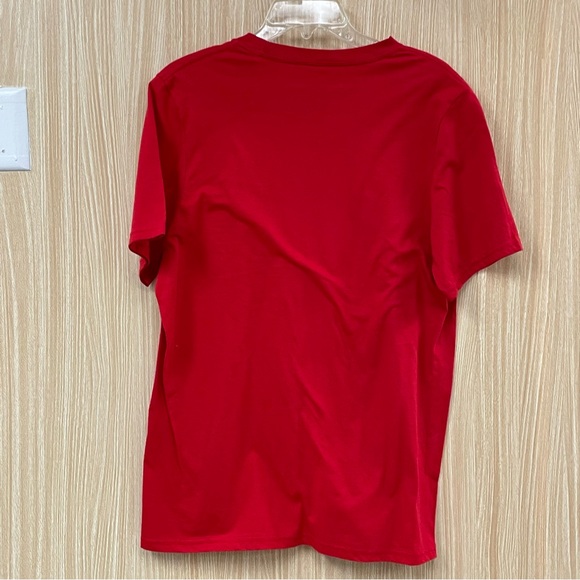 NWT Men’s Adidas Red Logo Shirt Size Medium - Picture 4 of 5